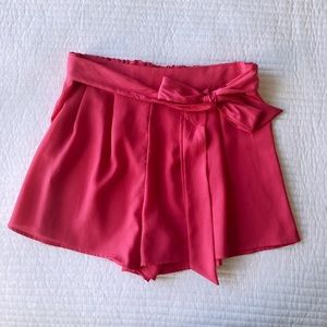 Pink High Waisted Shorts